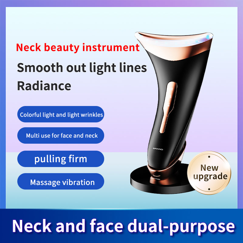 Facial & Neck Massager – EMS, Heat & LED