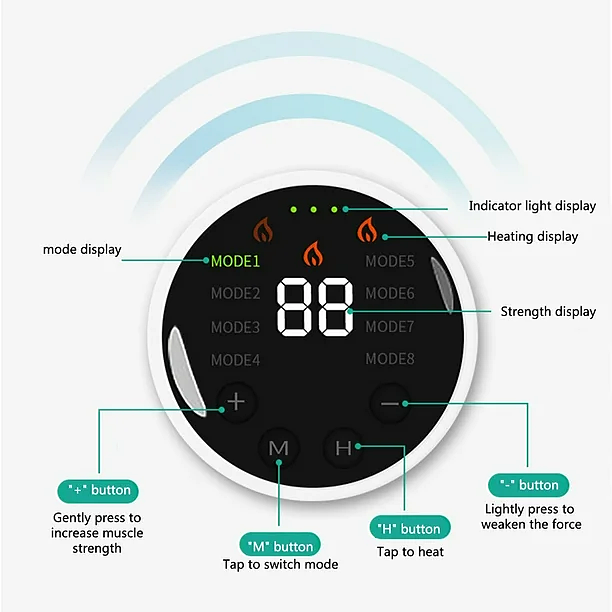 Wireless EMS Neck & Shoulder Massager Patch