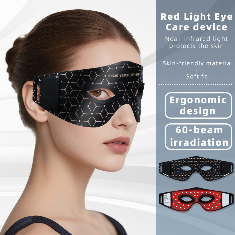 Silicone LED Eye Mask – 630nm Red & 850nm Infrared Light Therapy