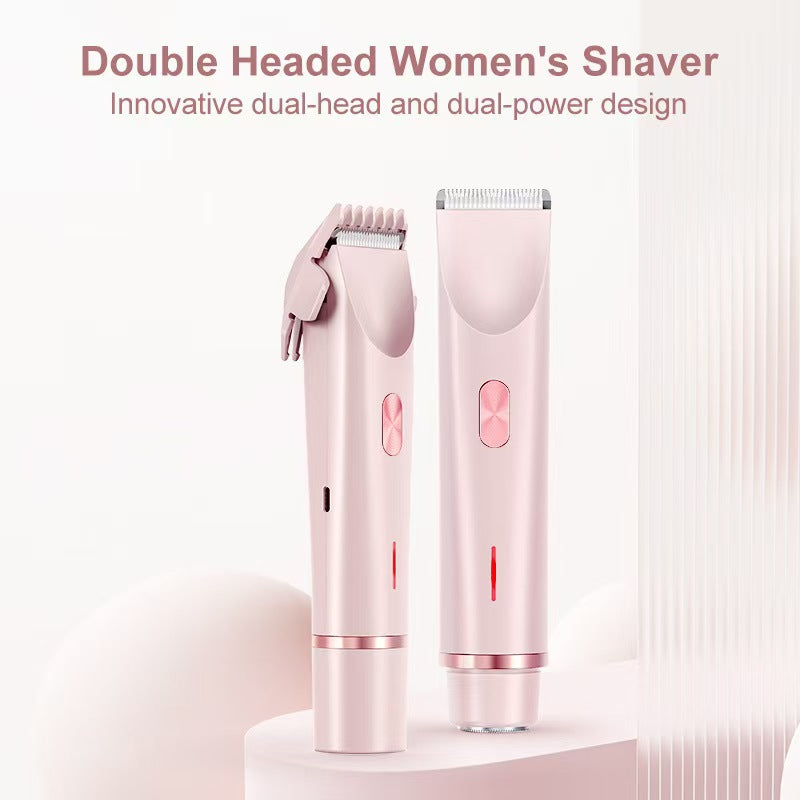 2025 Upgrade Dual Head 2-in-1 Shaver & Bikini Trimmer