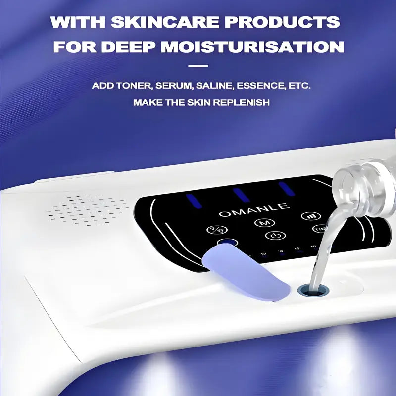 LED Light Therapy with Facial Steamer