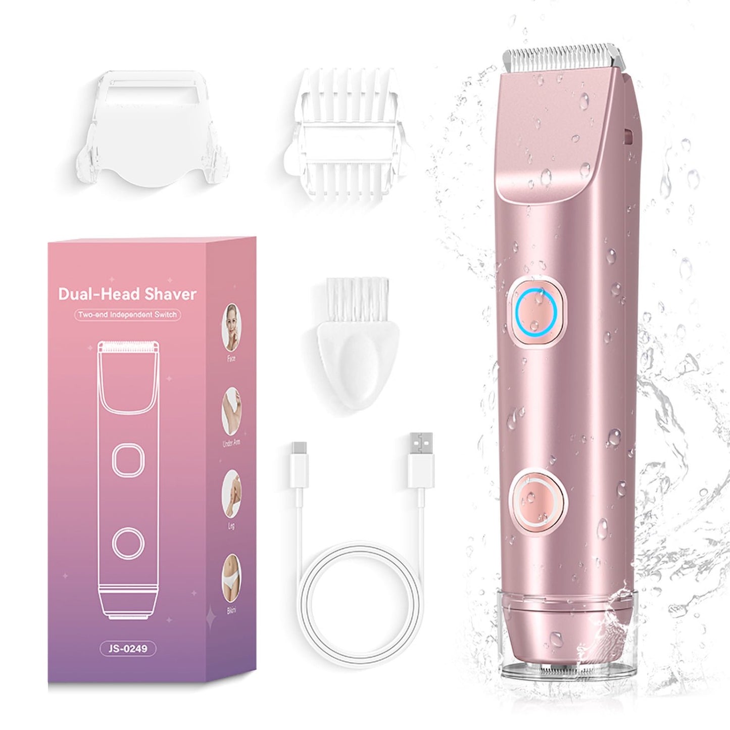 All-in-One Precision Shaver โ Dual Blade Design
