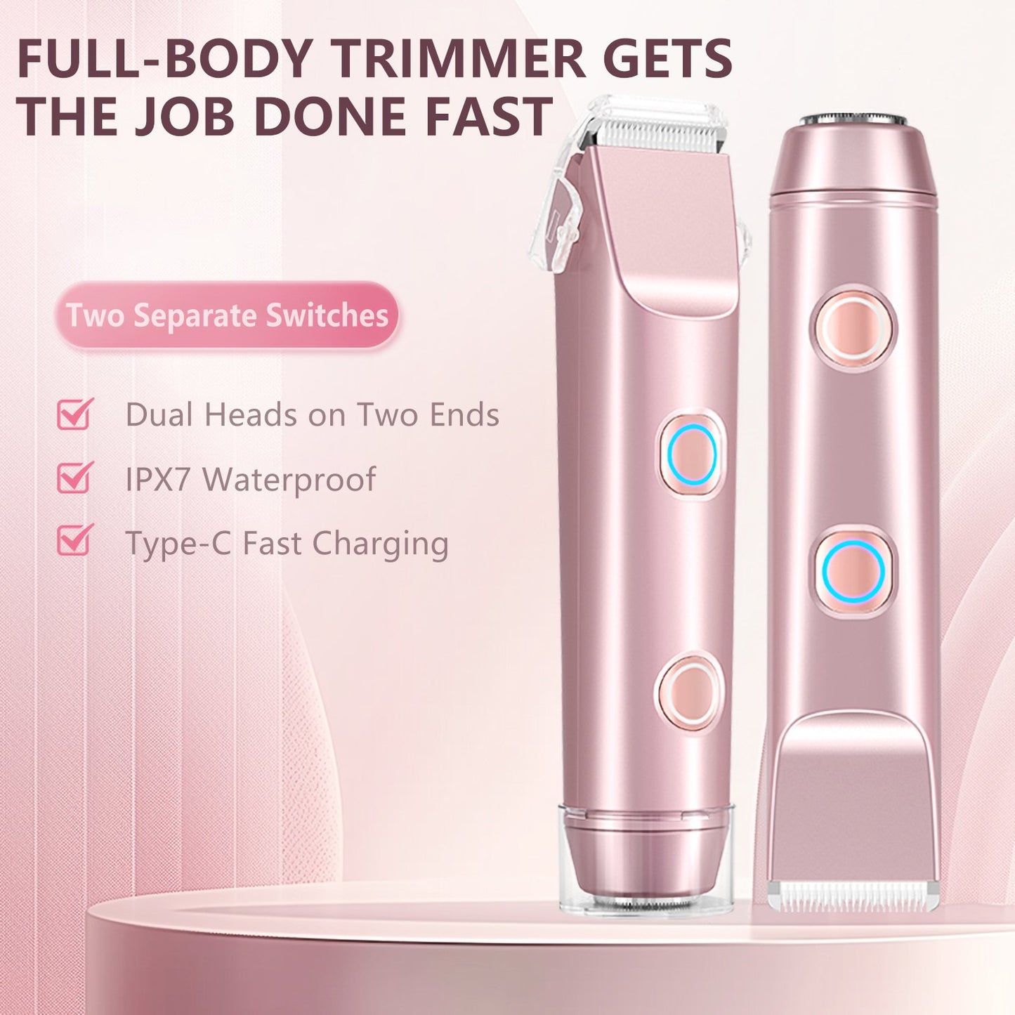 All-in-One Precision Shaver โ Dual Blade Design