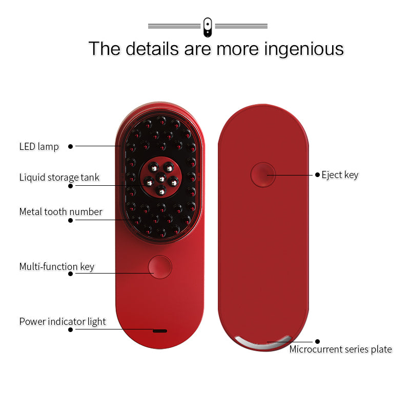 Portable Mini Electric Ionic Hair Brush