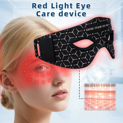Silicone LED Eye Mask – 630nm Red & 850nm Infrared Light Therapy