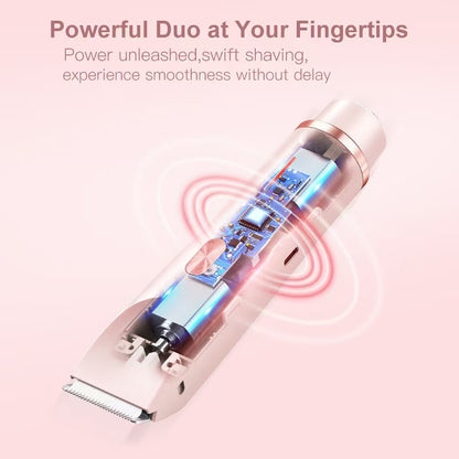 2025 Upgrade Dual Head 2-in-1 Shaver & Bikini Trimmer