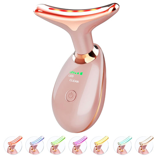 LED Face & Neck Massager – Portable Skincare Tool for Glowing Skin
