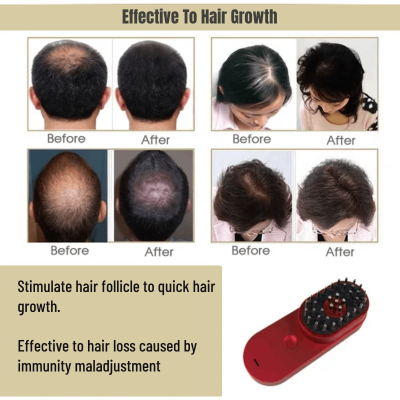 Portable Mini Electric Ionic Hair Brush